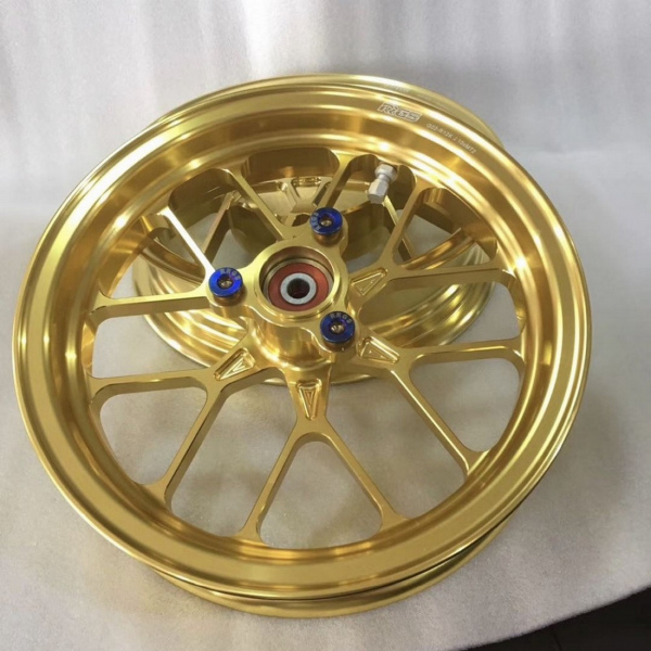 Jog50 billet rims Jiso 10 inch light weight wheels set  - pictures 5 - rights to use Tunescoot