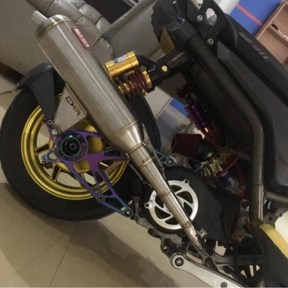 Exhaust pipe for Bws125 Cygnus125 Zuma125 155cc-250cc  - pictures 5 - rights to use Tunescoot