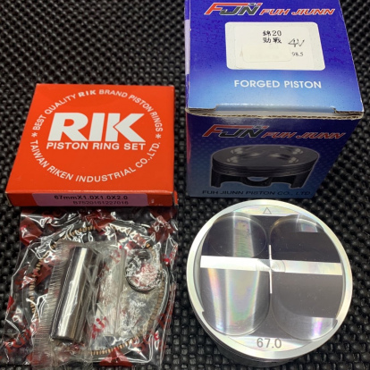 FJN piston kit 67mm for Bws125 Zuma125 Cygnus125  - pictures 1 - rights to use Tunescoot