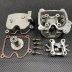 Cylinder head 4V for Gy6-150 Ruckus upgrade set with high angle camshaft four valves  - pictures 1 - rights to use Tunescoot