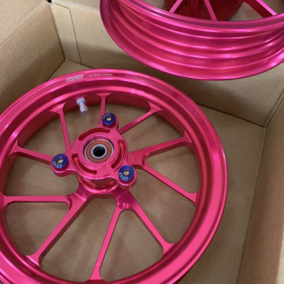 Billet rims for DIO50 Jiso wheels set light weight 3300g - pictures 2 - rights to use Tunescoot Billet rims for DIO50 Jiso wheels set light weight 3300g - pictures 2 - rights to use Tunescoot