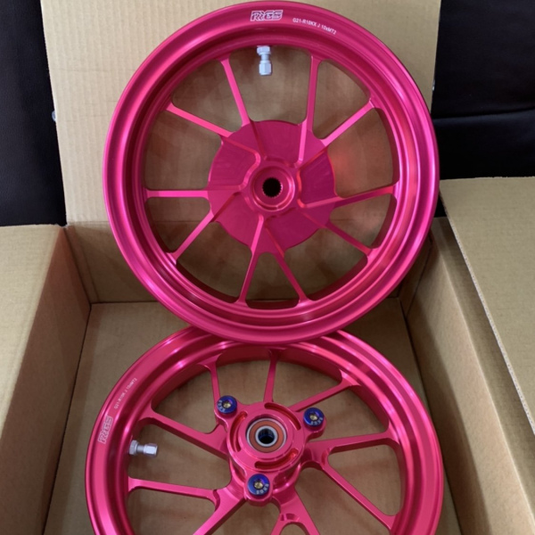 Billet rims for DIO50 Jiso wheels set light weight 3300g - pictures 3 - rights to use Tunescoot