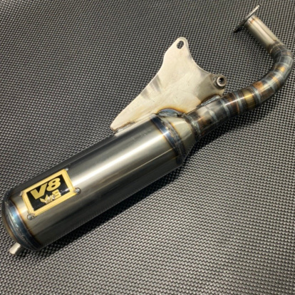 Exhaust pipe for Jog90 Jog50 V8 65cc - 125cc  - pictures 3 - rights to use Tunescoot