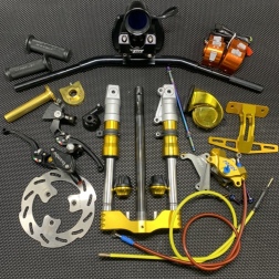 Handlebar sport kit for DIO50 Af18 racing version - pictures 1 - rights to use Tunescoot