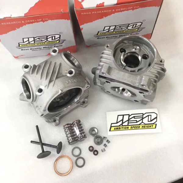 Cylinder head for JOG100 2 valves EX24/IN28  - pictures 7 - rights to use Tunescoot