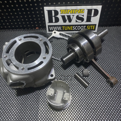 Cylinder kit with crankshaft 66.8mm for DT230 MT250  - pictures 2 - rights to use Tunescoot