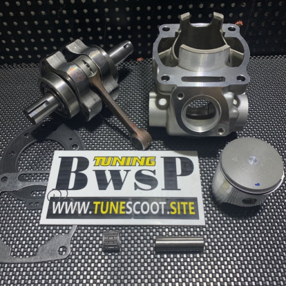 Cylinder kit with crankshaft 66.8mm for DT230 MT250  - pictures 4 - rights to use Tunescoot