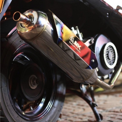 Exhaust pipe for Address V125  - pictures 1 - rights to use Tunescoot