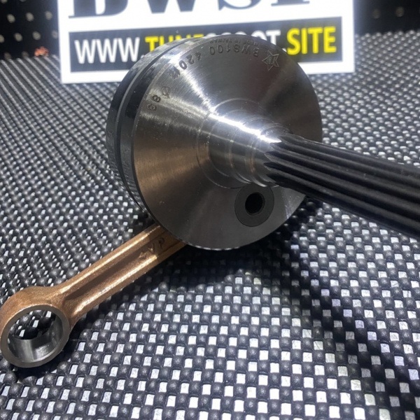 Crankshaft for Bws100 4VP 48.6mm 51.8mm 52.8mm  - pictures 5 - rights to use Tunescoot