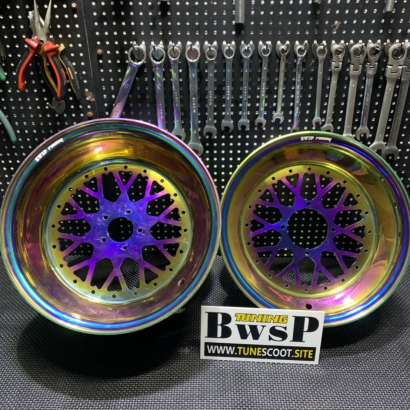 Rims for Ruckus with Gy6-150 engine billet wheels set titanium color - 1