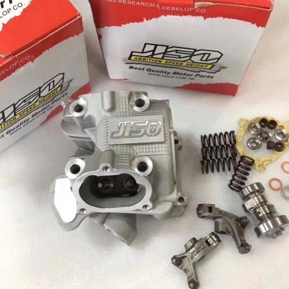 Cylinder head 4V for Bws125 Cygnus125 four valves EX21.5 / IN23.5  - pictures 2 - rights to use Tunescoot