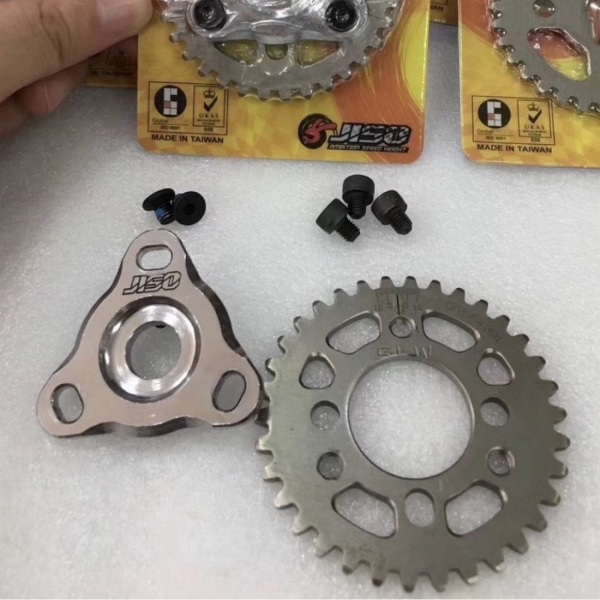 Adjustable sprocket for Bws125 Cygnus125 Zuma125 Jiso - pictures 2 - rights to use Tunescoot