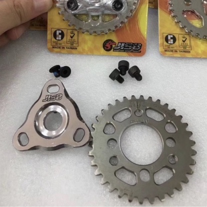 Adjustable sprocket for Bws125 Cygnus125 Zuma125 Jiso - pictures 2 - rights to use Tunescoot Adjustable sprocket for Bws125 Cygnus125 Zuma125 Jiso - pictures 2 - rights to use Tunescoot