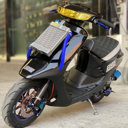 Scooter Honda Dio50 Af18 125cc water cooling Bwsp black edition - pictures 1 - rights to use Tunescoot
