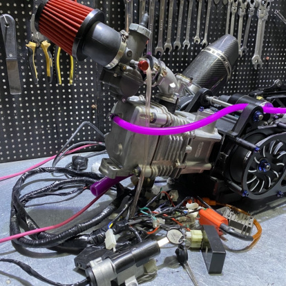 GY6 180cc engine for Honda Ruckus water cooling - pictures 2 - rights to use Tunescoot GY6 180cc engine for Honda Ruckus water cooling - pictures 2 - rights to use Tunescoot