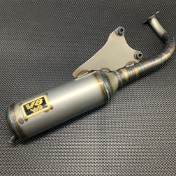 Exhaust pipe for Bws100 V8 racing muffler - pictures 1 - rights to use Tunescoot