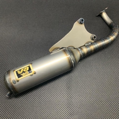 Exhaust pipe for Bws100 V8 racing muffler  - pictures 1 - rights to use Tunescoot