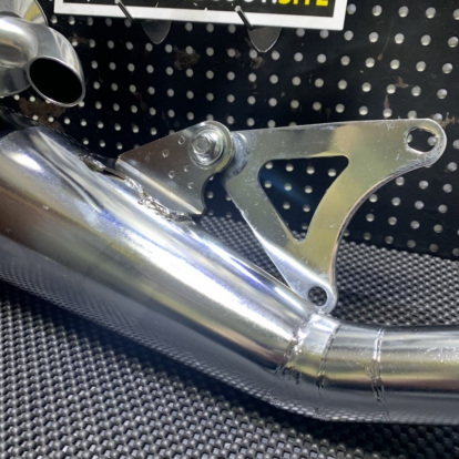 Exhaust pipe for Yamaha Jog90 Jog50 V8 with carbon tube  - pictures 7 - rights to use Tunescoot