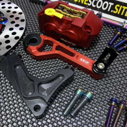 MFZ wheels combo kit for DIO50 red color  - pictures 13 - rights to use Tunescoot