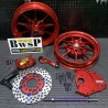 MFZ wheels combo kit for DIO50 red color  - pictures 3 - rights to use Tunescoot