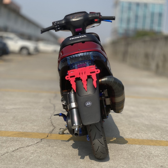 Scooter Honda Dio Af18 125cc Water Cooling Bwsp Black Blood Edition