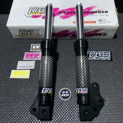 Front forks for Jog50 Jog90 JISO carbon color - pictures 1 - rights to use Tunescoot
