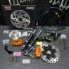 Disk brake kit for Honda Ruckus Gy6  - pictures 1 - rights to use Tunescoot