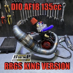 Dio50 engine 135cc "King scorpio" water cooling Rrgs - pictures 1 - rights to use Tunescoot