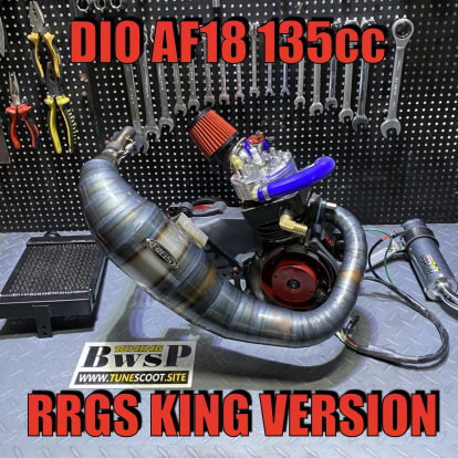 Dio50 engine 135cc "King scorpio" water cooling Rrgs  - pictures 1 - rights to use Tunescoot