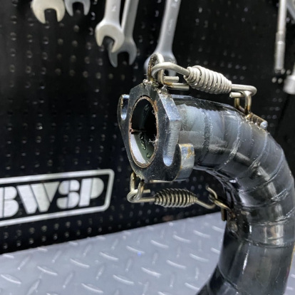 Exhaust pipe DIO50 JISO for 135cc - 180cc modification  - pictures 4 - rights to use Tunescoot