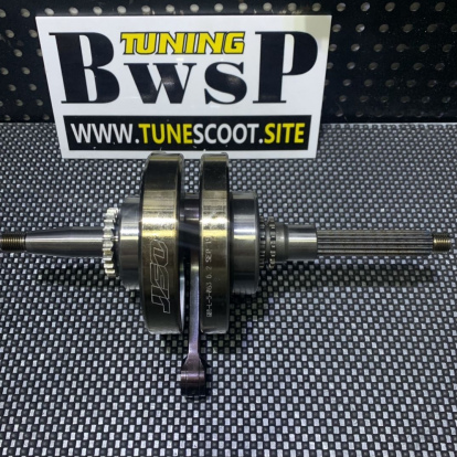 Crankshaft +6.2mm for BWS125 JISO  - pictures 1 - rights to use Tunescoot