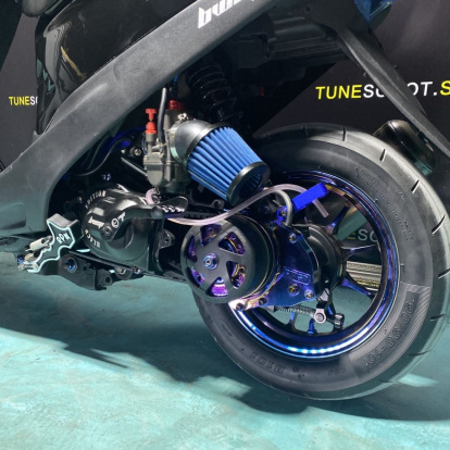 Honda Dio50 scooter Af18 125cc Bwsp black edition  - pictures 11 - rights to use Tunescoot Honda Dio50 scooter Af18 125cc Bwsp black edition  - pictures 11 - rights to use Tunescoot