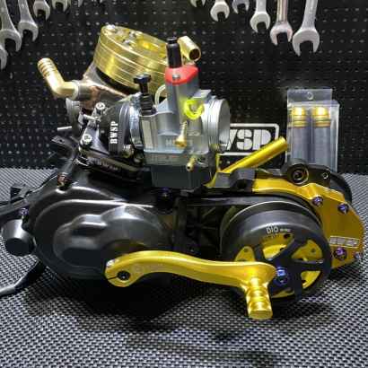 Engine Dio50 af18 130cc liquid water cooling "Black gold" - pictures 1 - rights to use Tunescoot