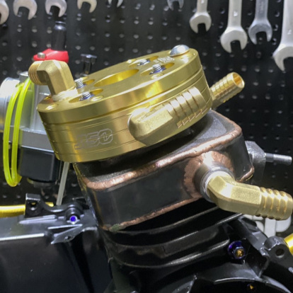 Engine Dio50 af18 130cc liquid water cooling "Black gold"  - 5