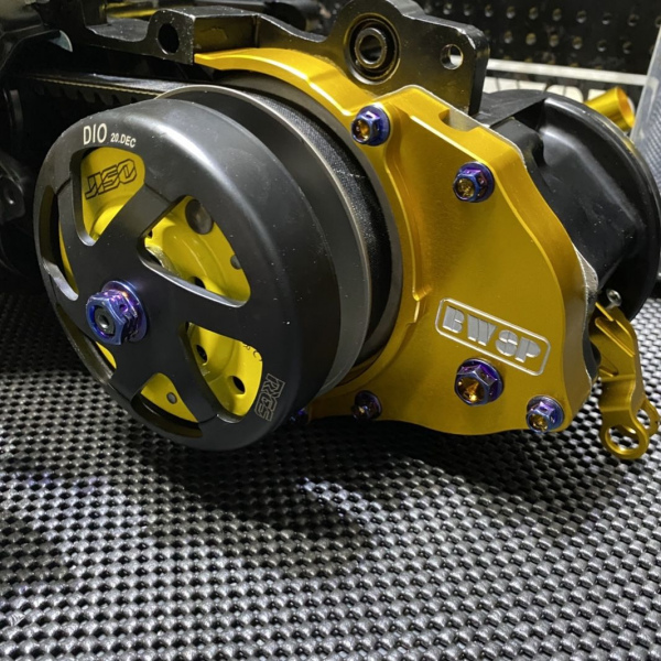 Engine Dio50 af18 130cc liquid water cooling "Black gold"  - 7