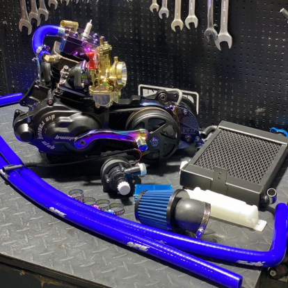 Engine kit 125cc for Dio50 AF18 water cooling "Butterfly"" - 3 Engine kit 125cc for Dio50 AF18 water cooling "Butterfly"" - 3