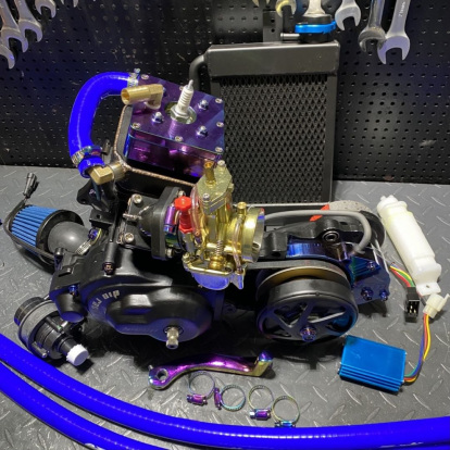 Engine kit 125cc for Dio50 AF18 water cooling "Butterfly"" - 5 Engine kit 125cc for Dio50 AF18 water cooling "Butterfly"" - 5