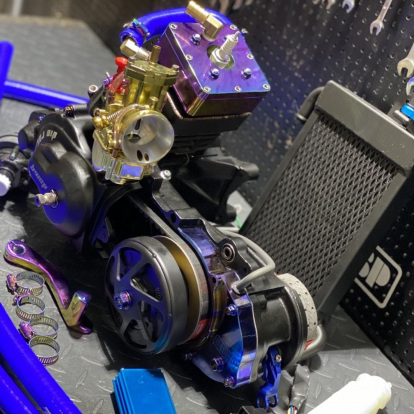 Engine kit 125cc for Dio50 AF18 water cooling "Butterfly"" - 6 Engine kit 125cc for Dio50 AF18 water cooling "Butterfly"" - 6