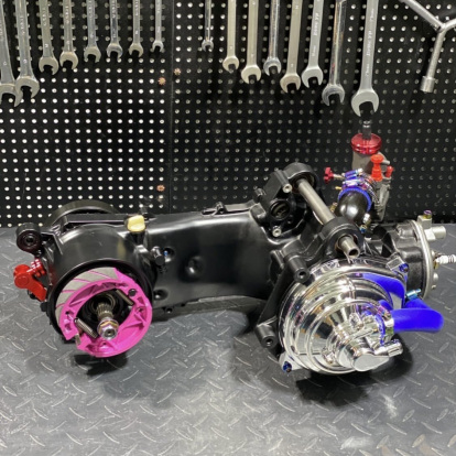 Engine kit Yamaha JOG 110cc water cooling full complete plug and play set  - pictures 8 - rights to use Tunescoot Engine kit Yamaha JOG 110cc water cooling full complete plug and play set  - pictures 8 - rights to use Tunescoot