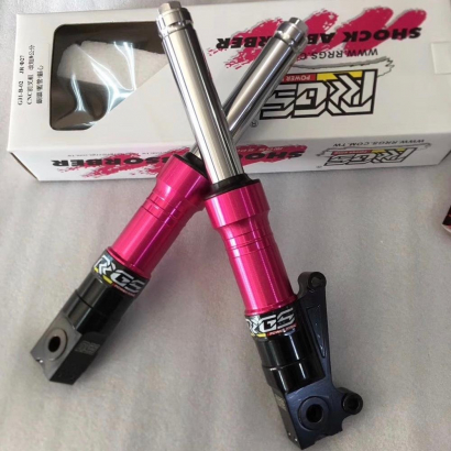 Front forks 300mm Dio50 Jiso absorbers lowest version - pictures 1 - rights to use Tunescoot