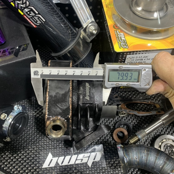 Big bore kit 125cc DIO50 AF18 water cooling with 34mm manifold and oversized clutch kick start version  - pictures 3 - rights to