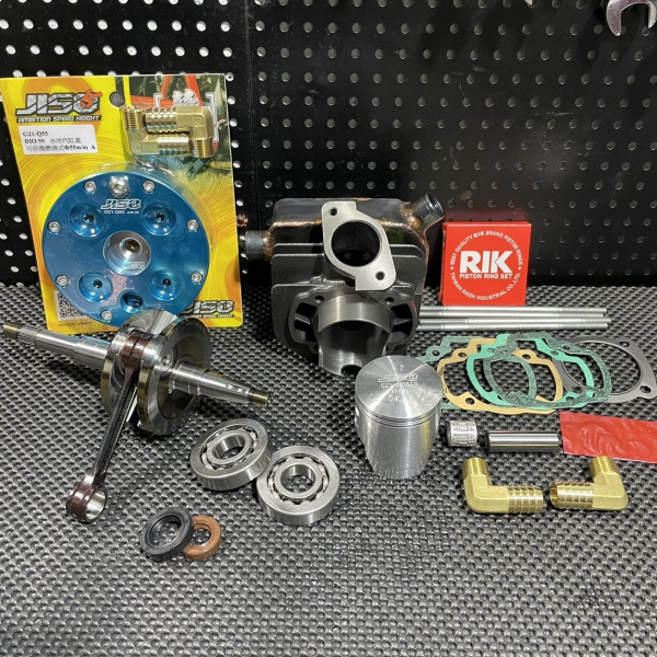 Big bore kit 125cc for DIO50 Af18 JISO water cooling cylinder 54mm forged crankshaft 53.4mm - pictures 4 - rights to use Tunesc