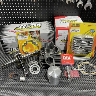 Big bore kit 130cc DIO50 AF18 air cooling JISO 56mm cylinder 55mm crankshaft - pictures 1 - rights to use Tunescoot