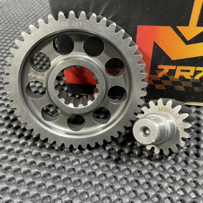 Secondary gears 17/45T Address V125 MTRT racing transmission set  - pictures 1 - rights to use Tunescoot