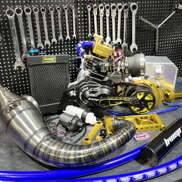 Engine 125cc DIO50 AF18 "GOLDEN BULLET" cnc series water cooling cylinder 54mm crankshaft 52.6mm  - 2