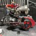 Dio50 125cc engine af18 "Red bullet" cnc series water cooling cylinder 54.5mm crankshaft 52.6mm  - 6