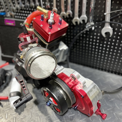 Dio50 125cc engine af18 "Red bullet" cnc series water cooling cylinder 54.5mm crankshaft 52.6mm - 7 Dio50 125cc engine af18 "Red bullet" cnc series water cooling cylinder 54.5mm crankshaft 52.6mm - 7