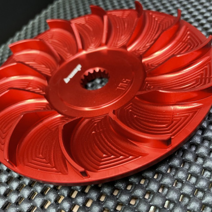 Drive face for Yamaha Bws125 Cygnus125 red color  - pictures 3 - rights to use Tunescoot