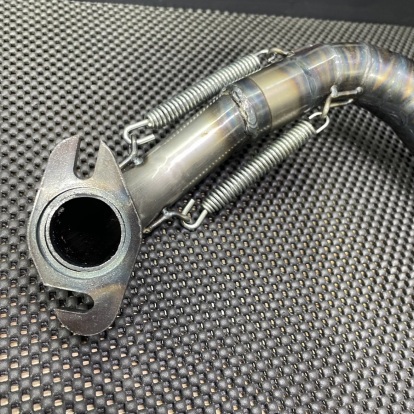 Exhaust pipe for Bws100 4VP V8 with carbon fiber tube  - pictures 4 - rights to use Tunescoot