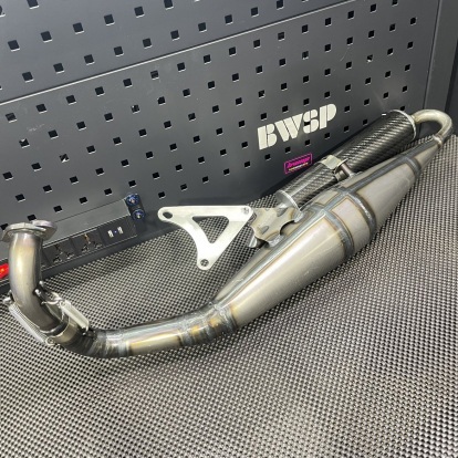 Exhaust pipe for Bws100 4VP V8 with carbon fiber tube  - pictures 2 - rights to use Tunescoot